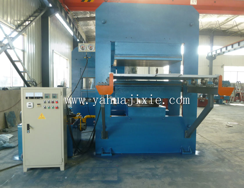 450T自動(dòng)控制帶手動(dòng)推拉模裝置硫化機(jī)