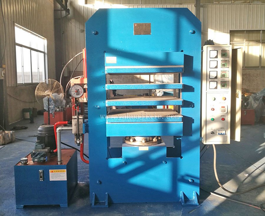 100T三層框式手動(dòng)控制平板硫化機(jī)